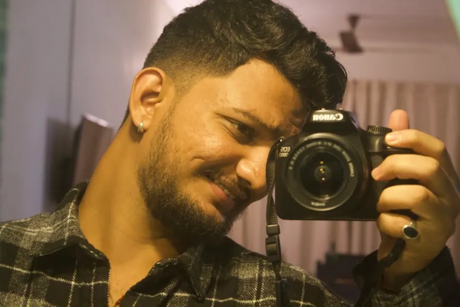 Yashraj with his camera