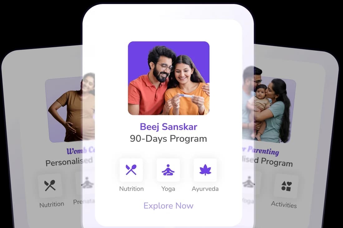 Official iMumz illustration of fertility, pregnancy and parenting programs